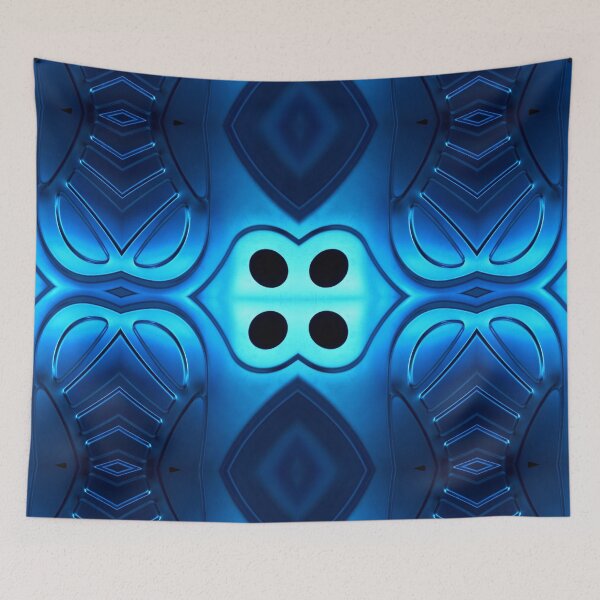 Item preview, stainless steel sinks in futuristic patterns gunmetal blue TWO designed and sold by mister-john.