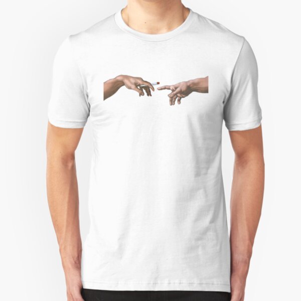 The Creation of Adam - join pass Slim Fit T-Shirt