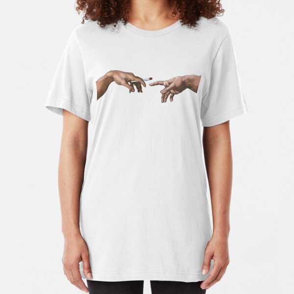 The Creation of Adam - join pass Slim Fit T-Shirt