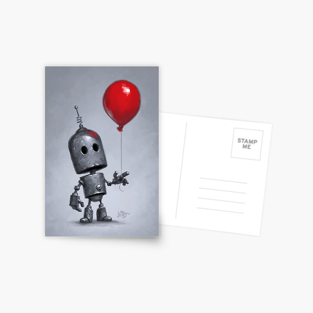 The Red Balloon Postcard