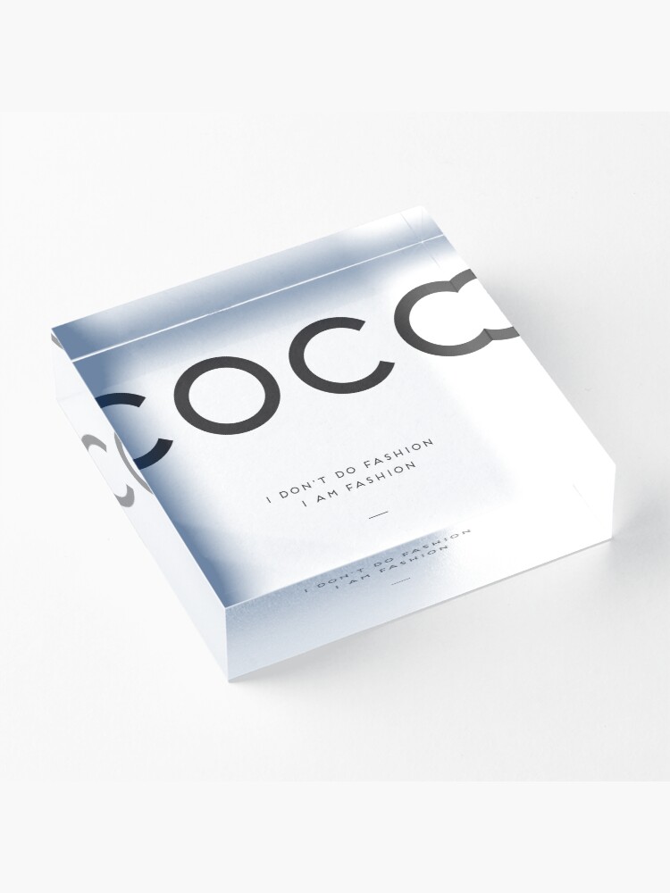 Alternate view of Coco Chanel Acrylic Block