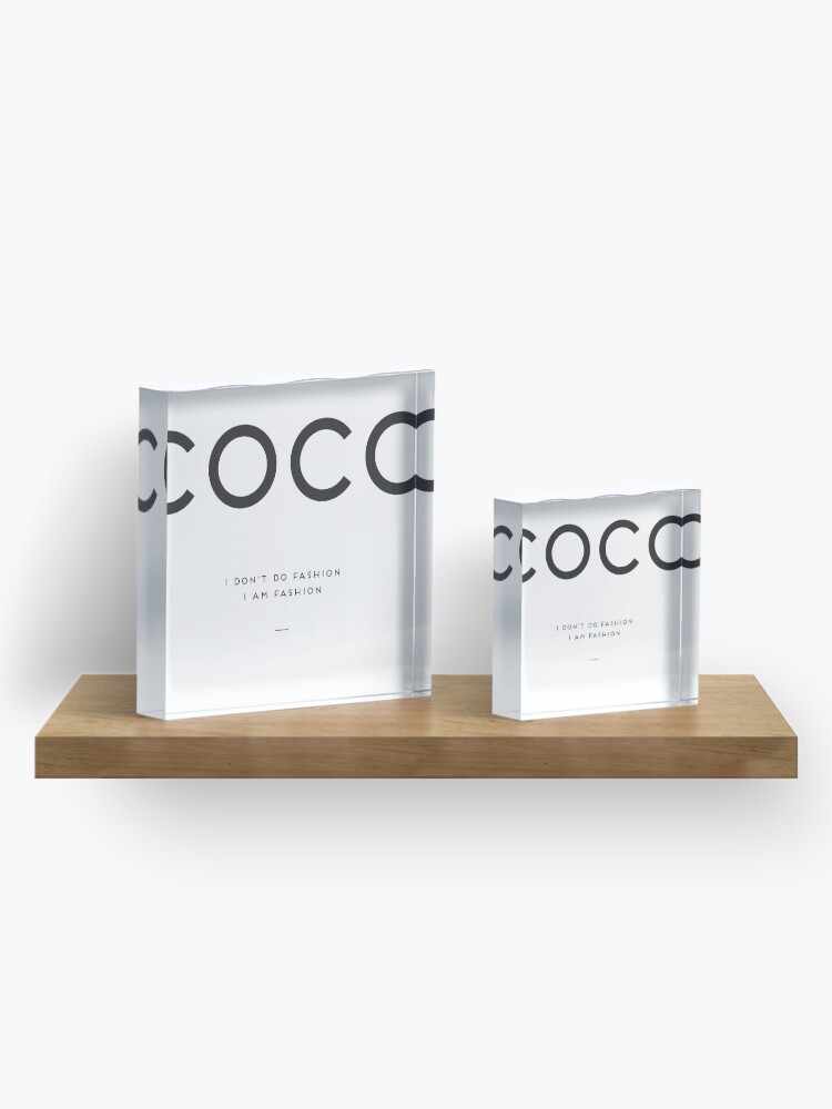 Alternate view of Coco Chanel Acrylic Block