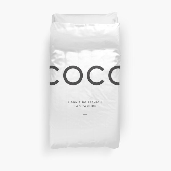 Coco Chanel Duvet Cover