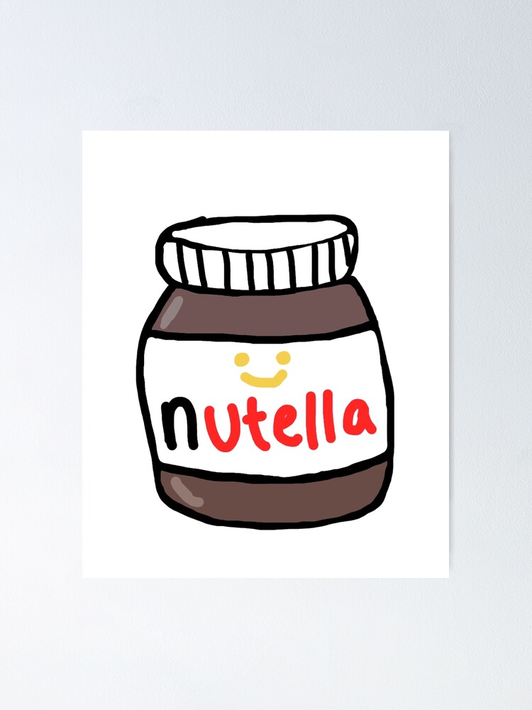 Cute Nutella Jar Smile Poster By Michiyo Goods Redbubble