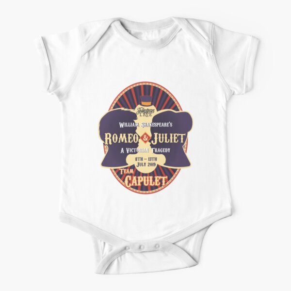 Romeo & Juliet 2019 Team Capulet Merchandise Short Sleeve Baby One-Piece
