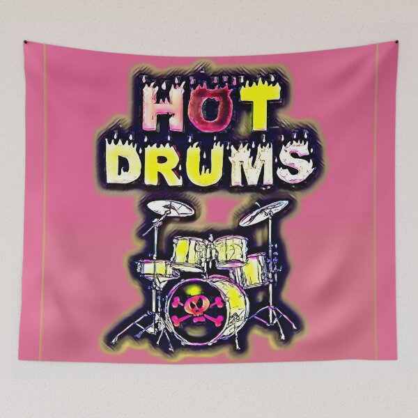 Item preview, HOT DRUMS PINK VERSION  designed and sold by Attiva.