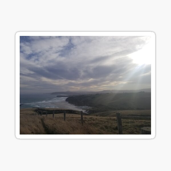 Overlooking Smaills Beach Sticker