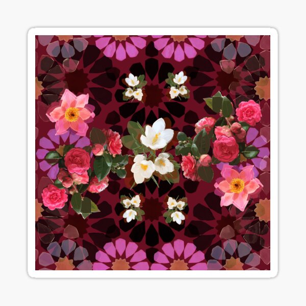 Item preview, Alhambra Flower Delights designed and sold by Big Fat Arts Gallery.
