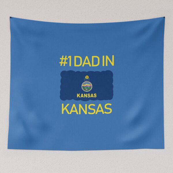 Item preview, Kansas State Fathers Day Number 1 Dad deisgn designed and sold by GetItGiftIt.