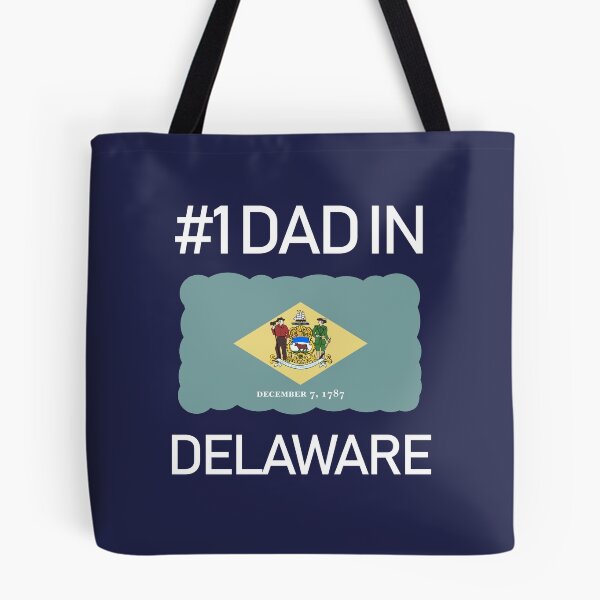 Item preview, Delaware State Fathers Day Number 1 Dad deisgn designed and sold by GetItGiftIt.