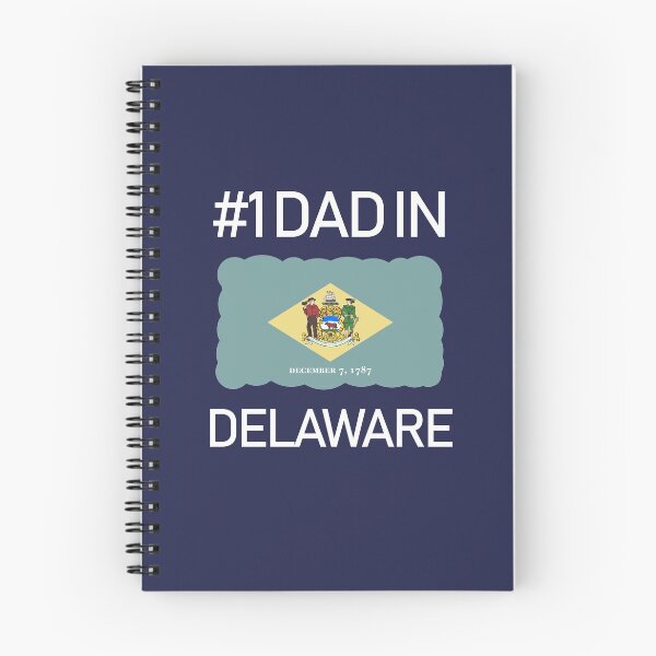 Item preview, Delaware State Fathers Day Number 1 Dad deisgn designed and sold by GetItGiftIt.