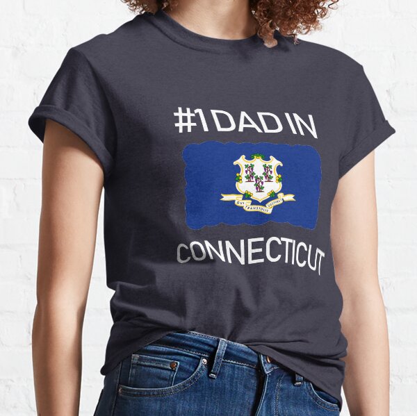 Connecticut State Fathers Day Number 1 Dad deisgn Classic T-Shirt