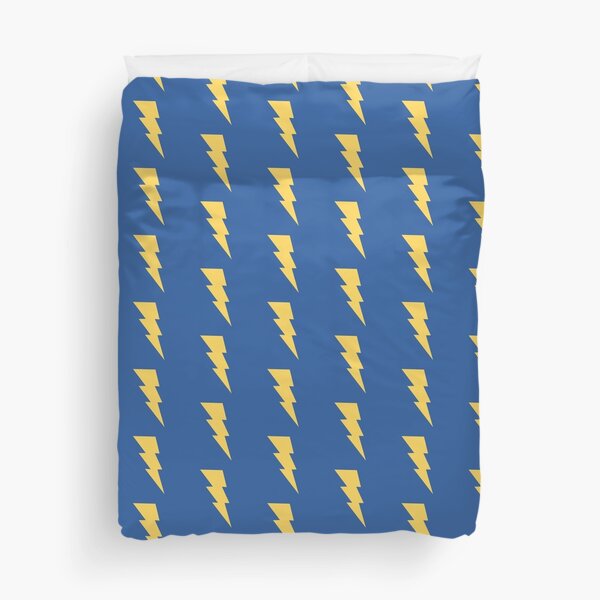 Lightning in blue sky Duvet Cover