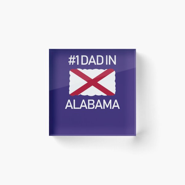 Item preview, Alabama State Fathers Day Number 1 Dad deisgn designed and sold by GetItGiftIt.