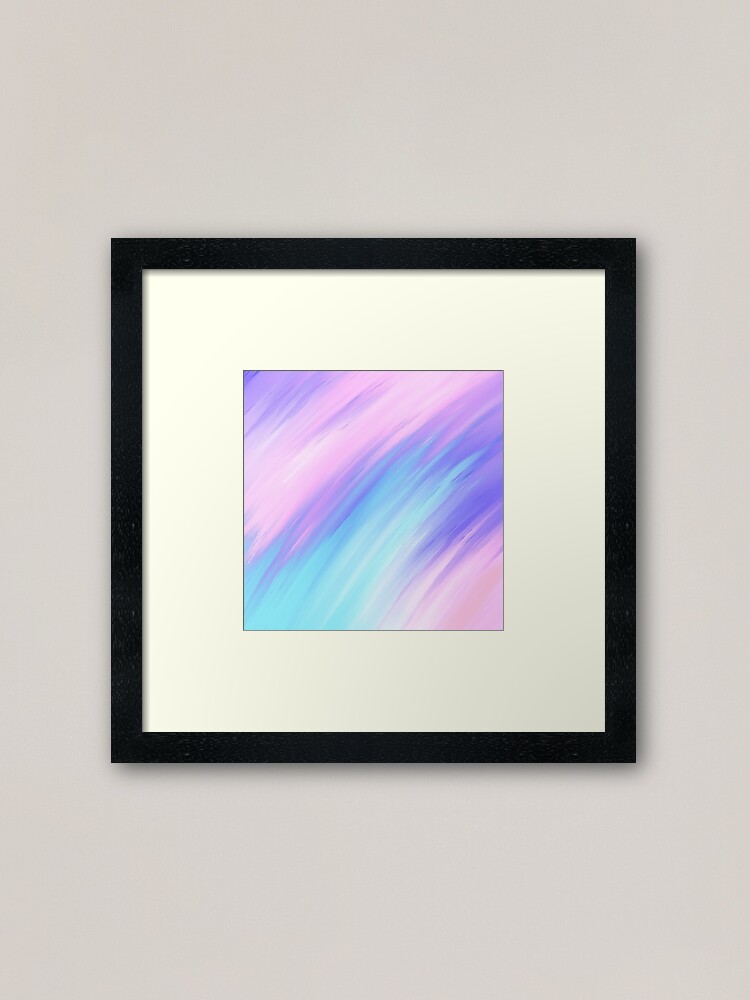 Modern Girly Pink Coral Purple Abstract Paint Canvas Print by La Femme