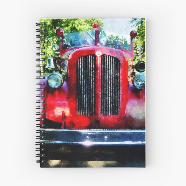 Item preview, Front Of Old Fire Truck designed and sold by Susan Savad.