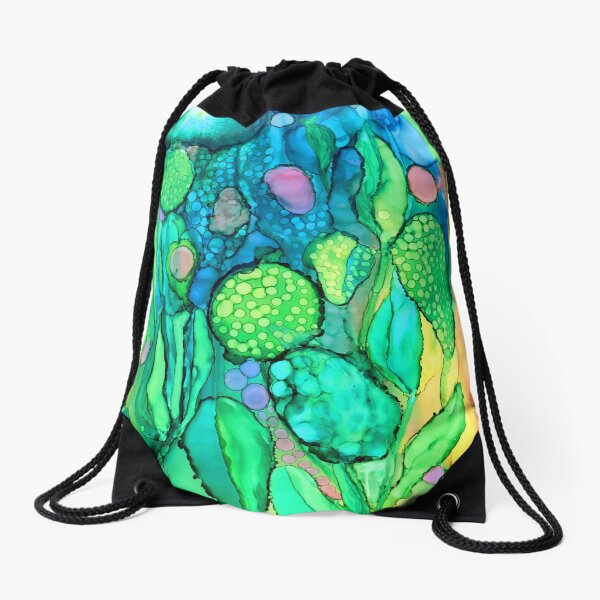 Secret Garden Drawstring Bag
