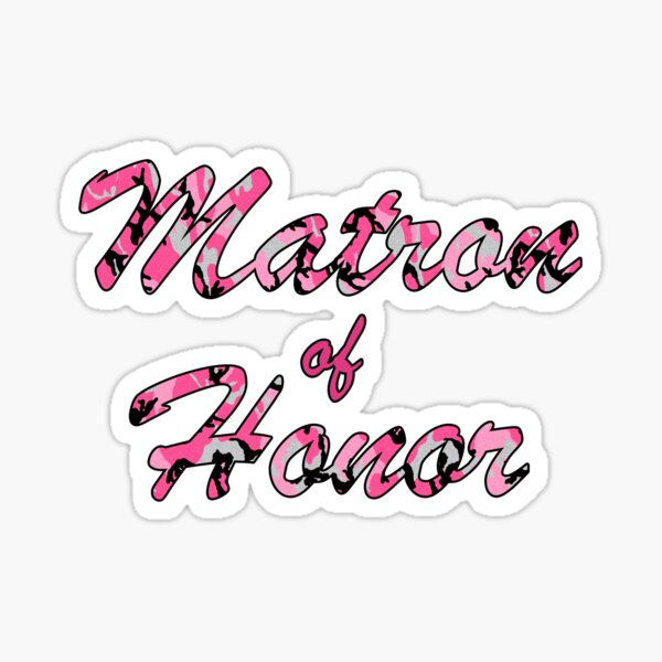 Item preview, Matron Honor Country Wedding Camouflage designed and sold by wilsonellis.