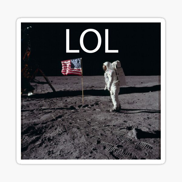 Copy of One Small Step One Giant Leap - Apollo 11 Sticker