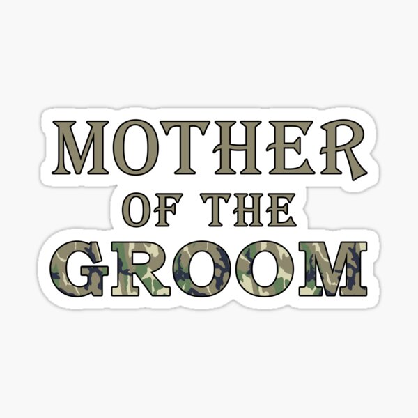 Item preview, Mother Groom Country Wedding Camouflage designed and sold by wilsonellis.
