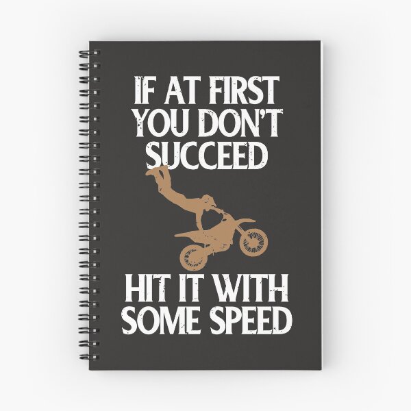 Item preview, Motocross At First You Don't Succeed Hit it With Some Speed designed and sold by shoutoutshirtco.