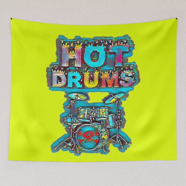 Item preview, HOT DRUMS IN BLUE  designed and sold by Attiva.