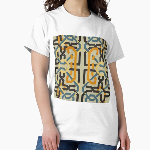 Item preview, Alhambra Squares Cream designed and sold by Big Fat Arts Gallery.