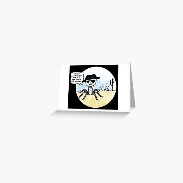 Desert Phage Greeting Card