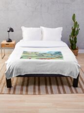 Breadsall Priory, Derbyshire Throw Blanket