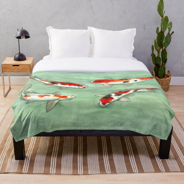 La ronde des carpes koi Fleecedecke