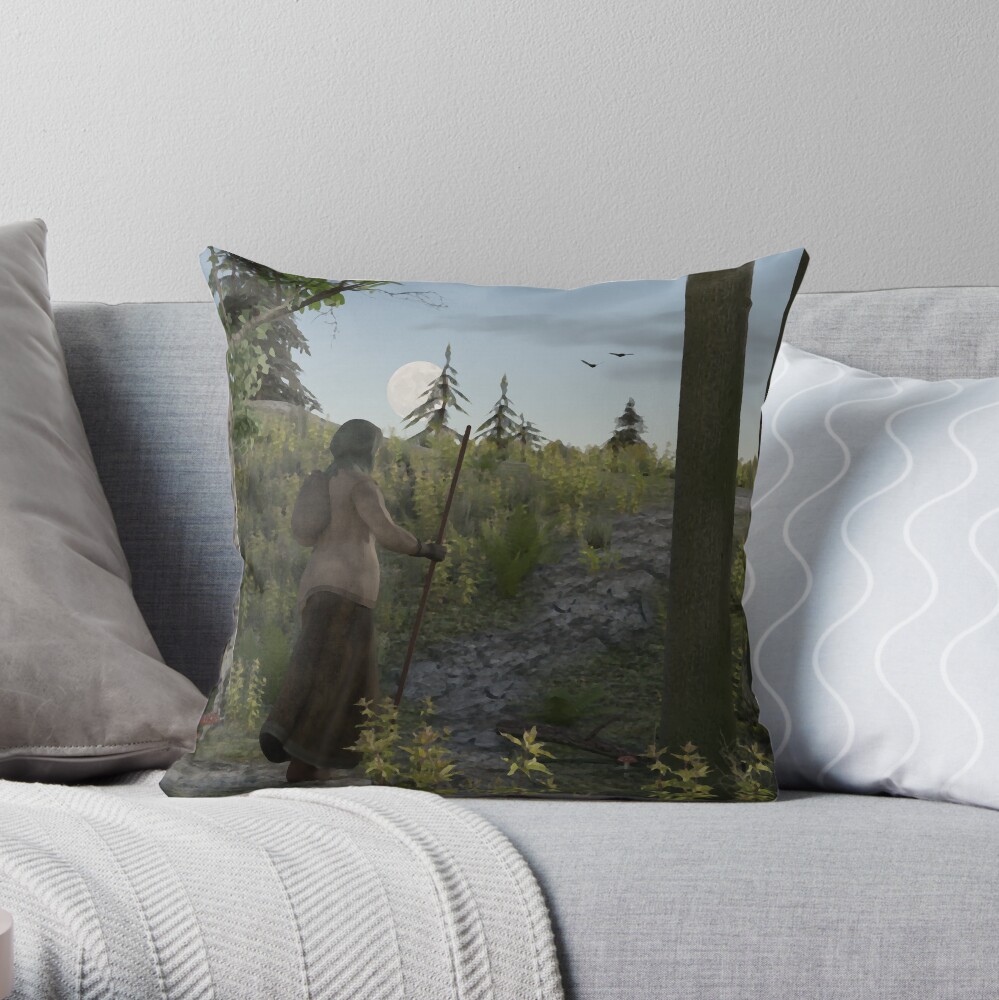 Item preview, Throw Pillow designed and sold by Uncharred.