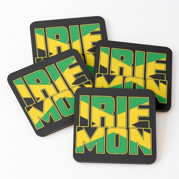 Item preview, Irie Mon Jamaican Rasta Jamaica Caribbean No Worries designed and sold by funnytshirtemp.