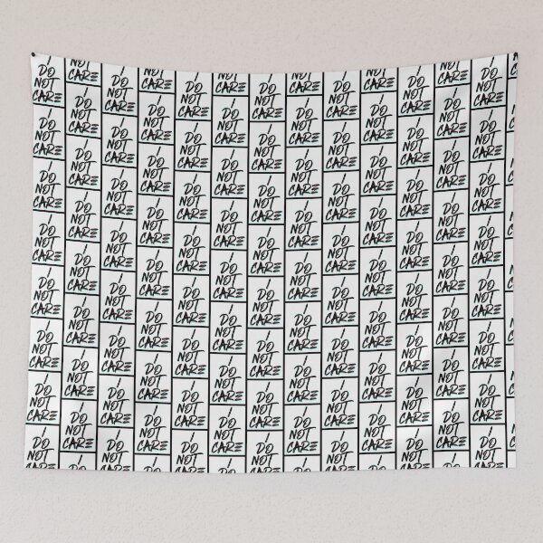Item preview, I do not care chromatic aberration 3D design designed and sold by KleinJenny.