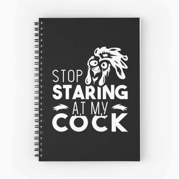 Item preview, Stop staring at my cock Chicken Cock Rooster Sarcasm Gift designed and sold by Mark Sukra.