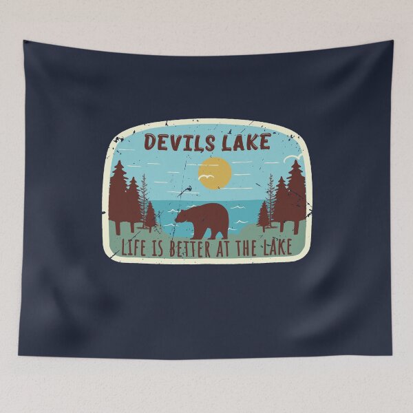 Item preview, Vintage Devils Lake designed and sold by dk80.