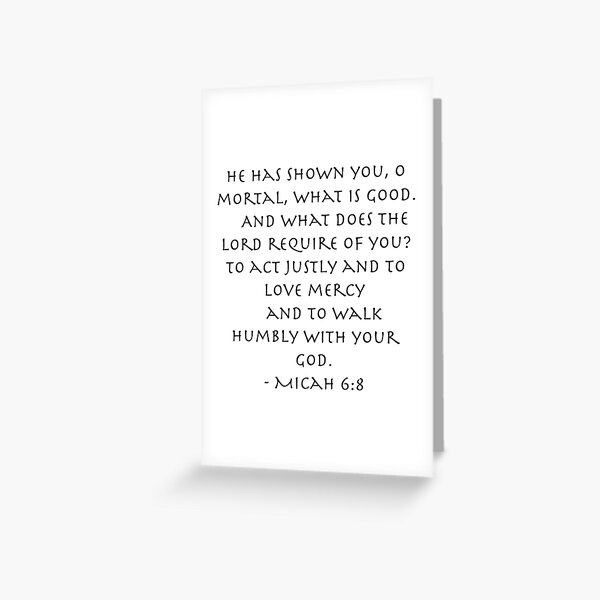 Item preview, Micah 6:8  designed and sold by Katelynn Sortino.