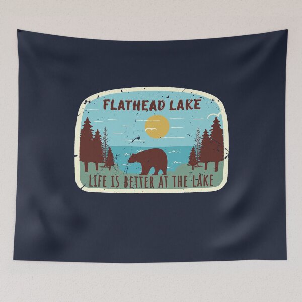 Item preview, Vintage Flathead Lake designed and sold by dk80.