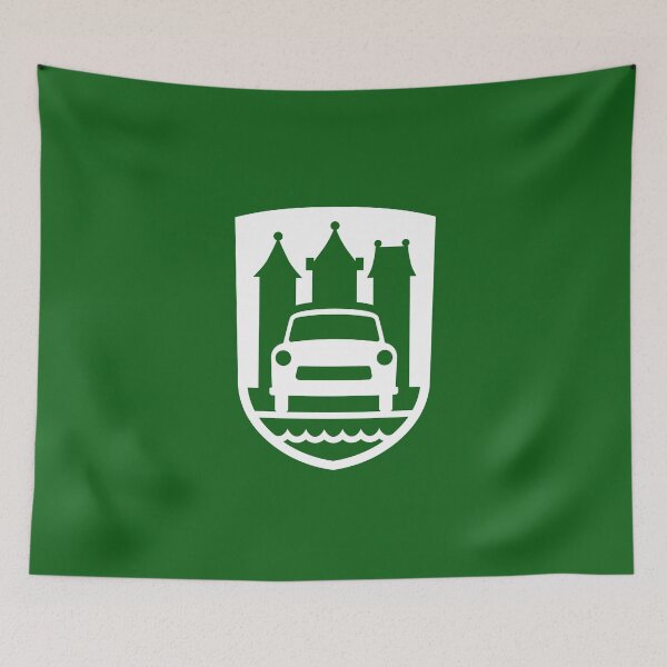 Item preview, Trabant Wappen Zwickau (white) designed and sold by VEB Ostladen.