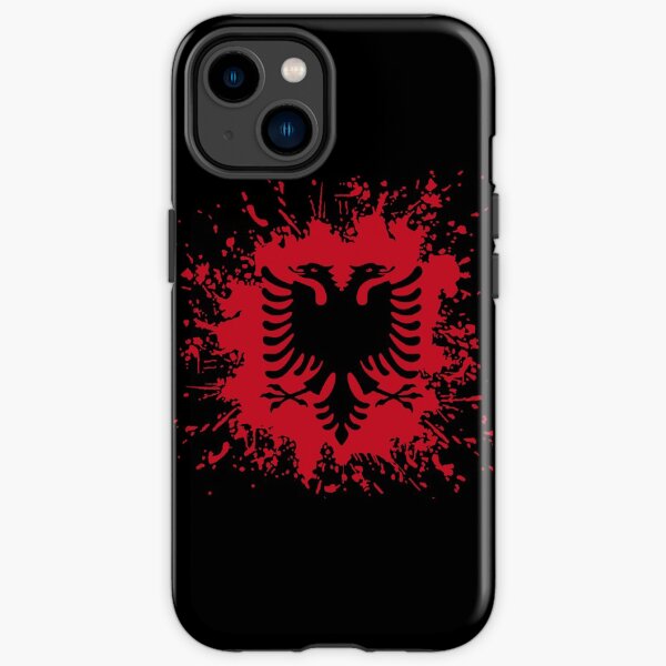 Albanien Shqipëri Albanienflagge Splash iPhone Robuste Hülle