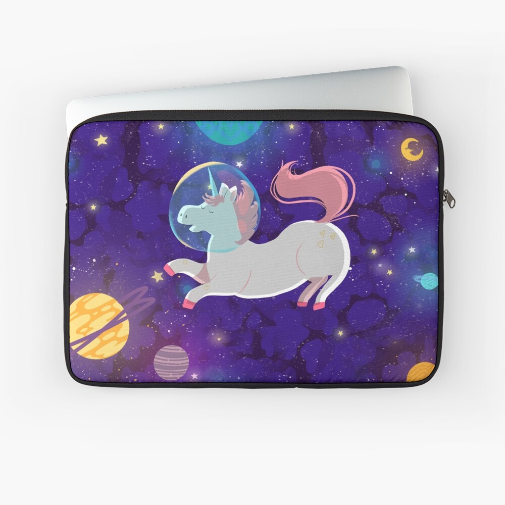 Housse d'ordinateur « The unicorn astronaut»