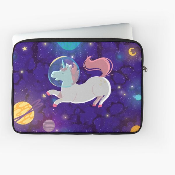 The unicorn astronaut Housse d'ordinateur