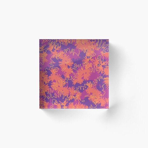 Tropical Pink Acrylic Block