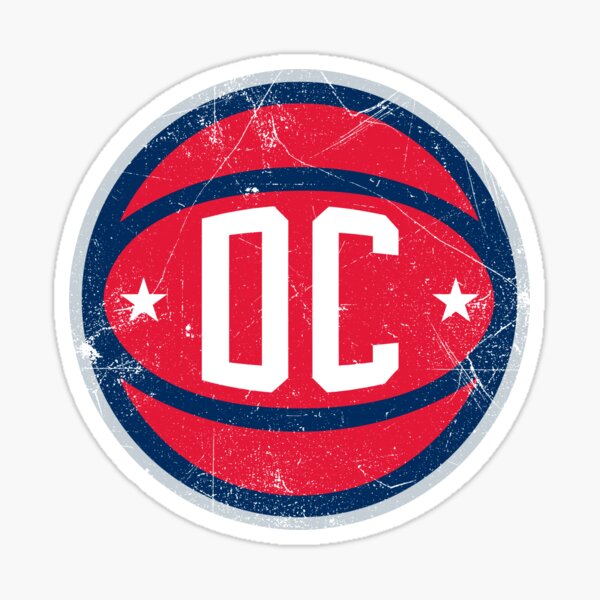 DC Retro Ball - White Sticker