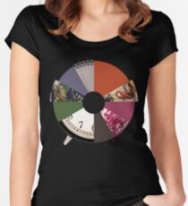 Pizza und andere Dinge auf dem Planeten Erde Tailliertes Rundhals-Shirt