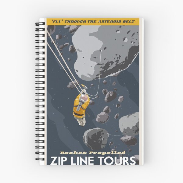 Item preview, Zipline through the Asteroid Belt designed and sold by stevethomasart.