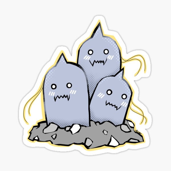 Alphonse Elric Dugtrio Sticker