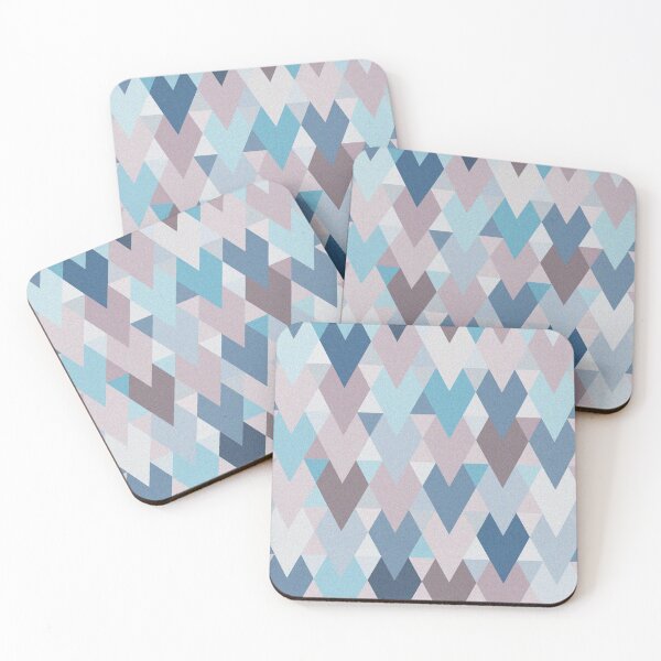 Item preview, Mauve Blue Geometry II designed and sold by BlertaDK.