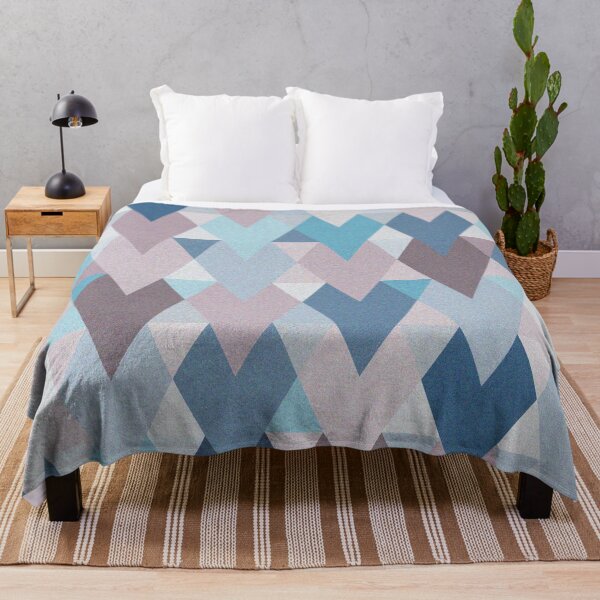 Item preview, Mauve Blue Geometry II designed and sold by BlertaDK.