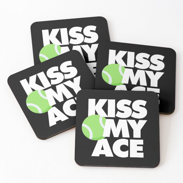 Item preview, Kiss My Ace Funny Tennis Player designed and sold by elhefe.