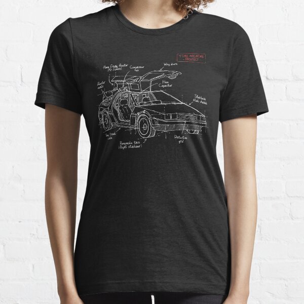 delorean t shirts